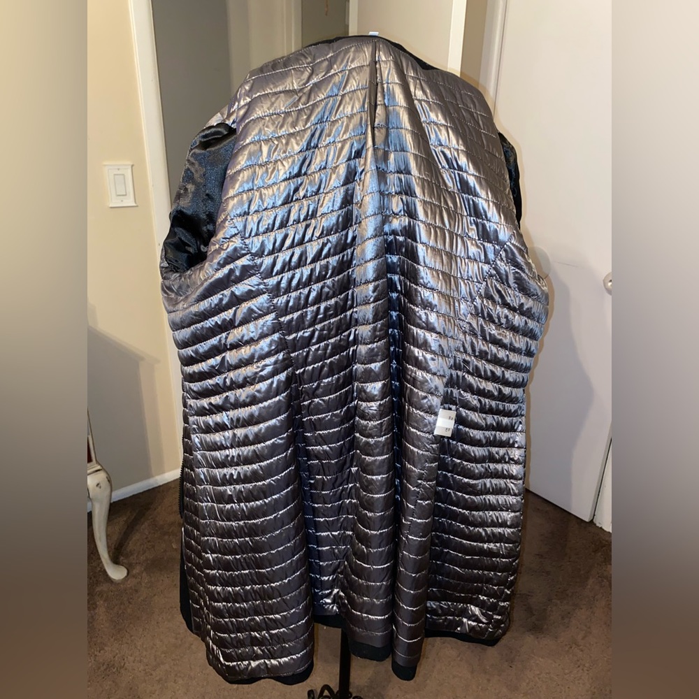 Calvin Klein Asymmetric wool coat - Picture 9 of 11